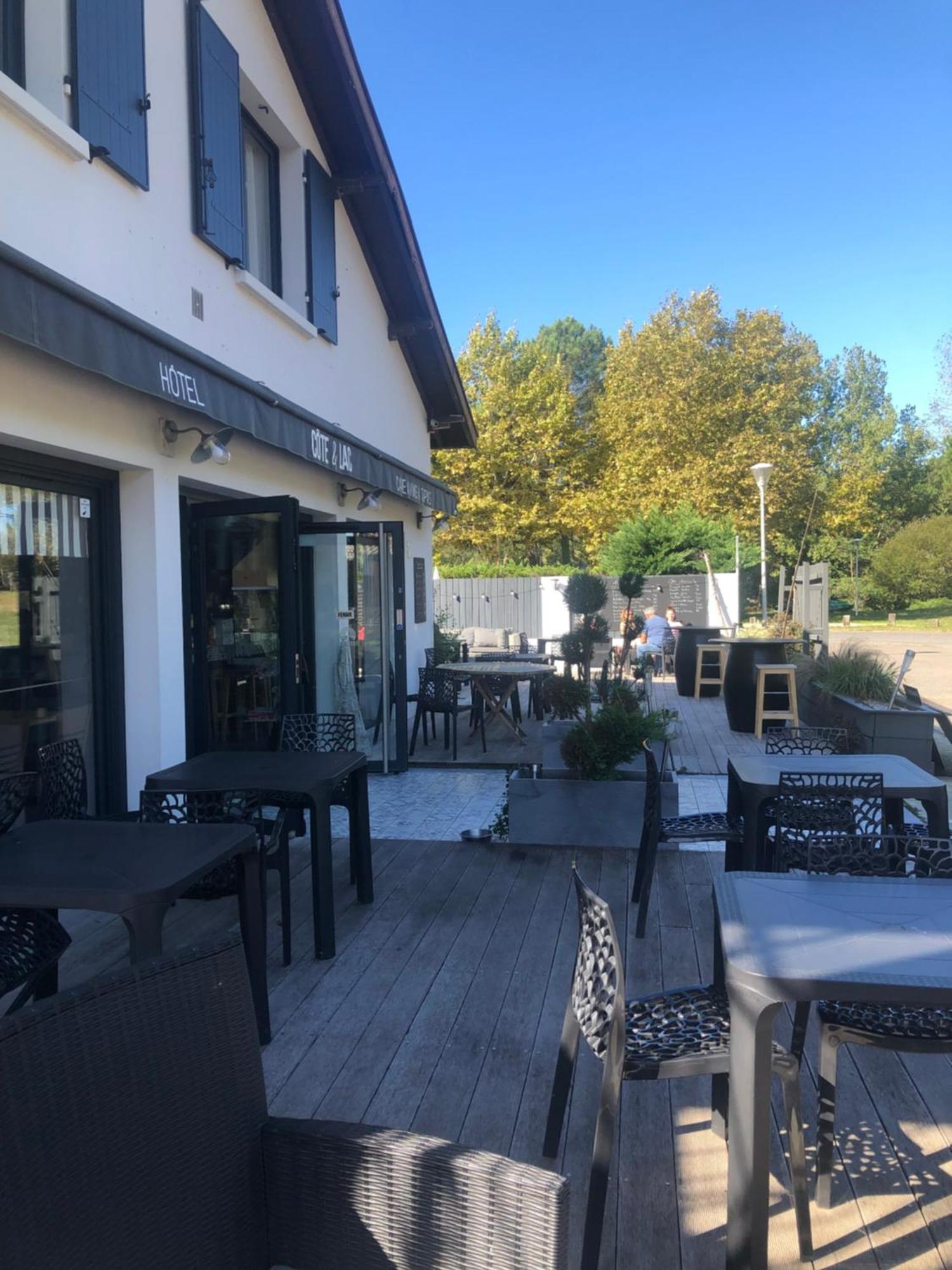 Hotel Cote Et Lac Biscarrosse Kültér fotó